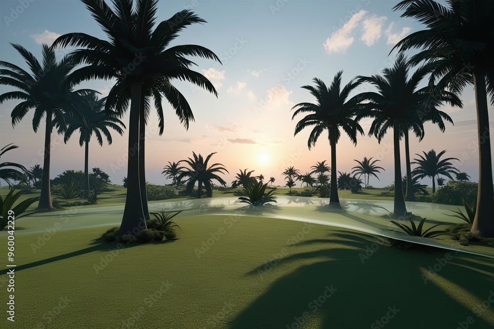 Tree Silhouettes on Transparent Backgrounds for High Quality 3D Rendering in Tropical Environments Tree Silhouettes on Transparent Backgrounds for High Quality 3D Rendering in Tropical Environments