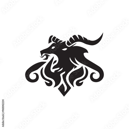 Creative Religion Silhouette Vector Logo Design
