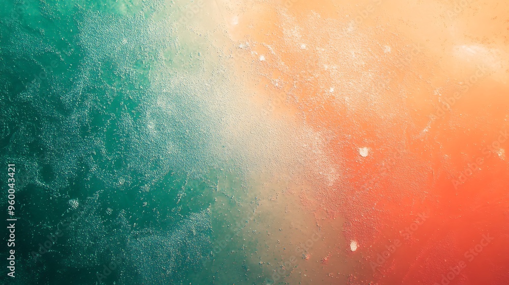Fototapeta premium orange teal green pink abstract background