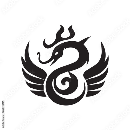 Creative Religion Silhouette Vector Logo Design