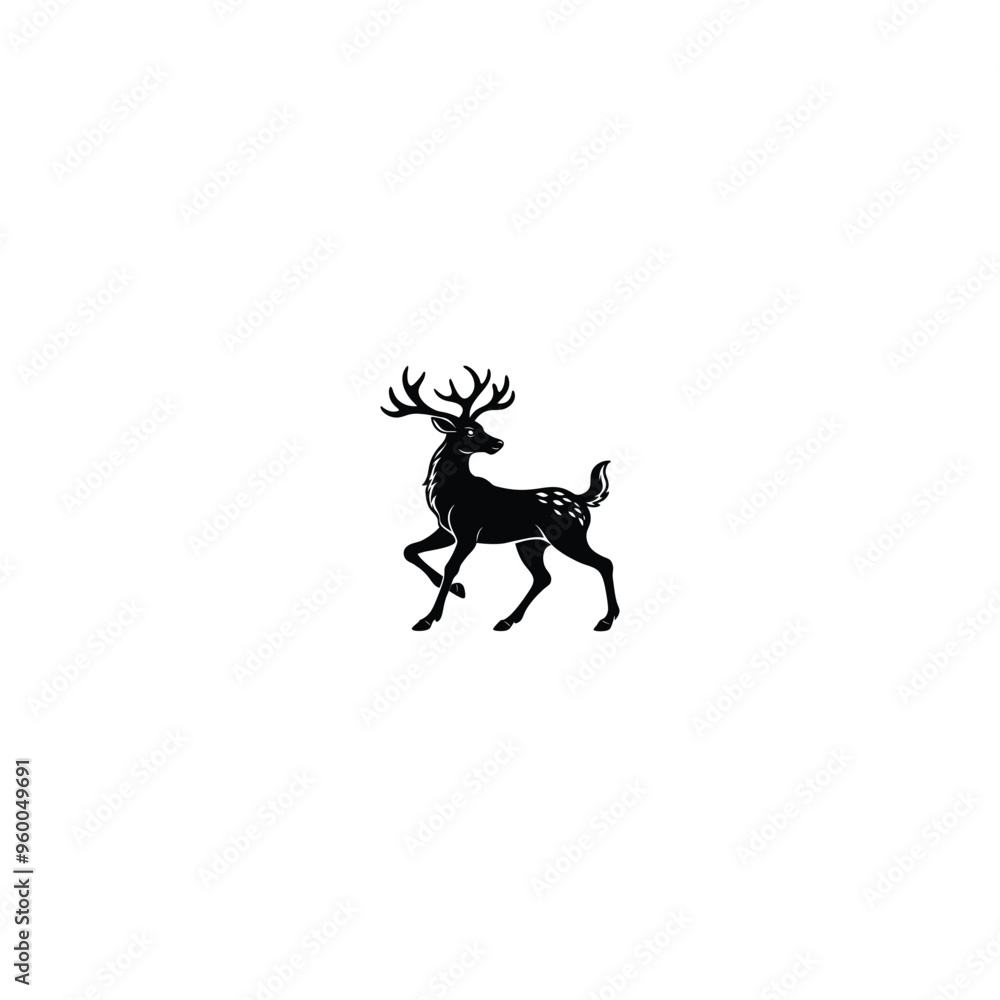 silhouette of a deer silhouette of a deer