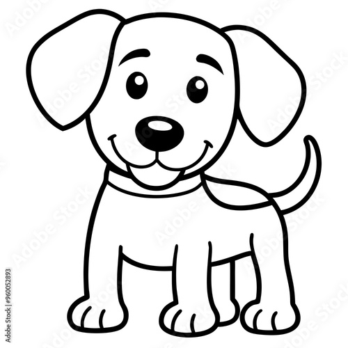 snoopy line art cartoon dog