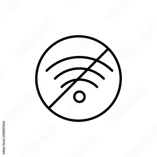 Online detox outline icons, minimalist vector illustration ,simple transparent graphic element .Isolated on white background