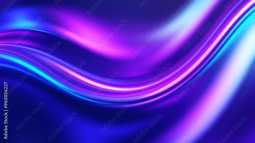 Abstract dark holographic iridescent neon background fluid liquid glass curved wave background Abstract dark holographic iridescent neon background fluid liquid glass curved wave background