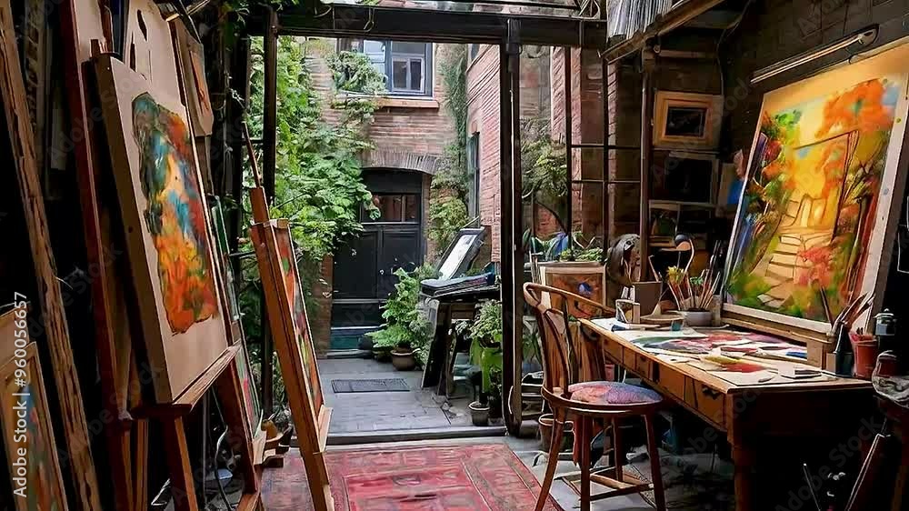 an artist's studio an artist's studio