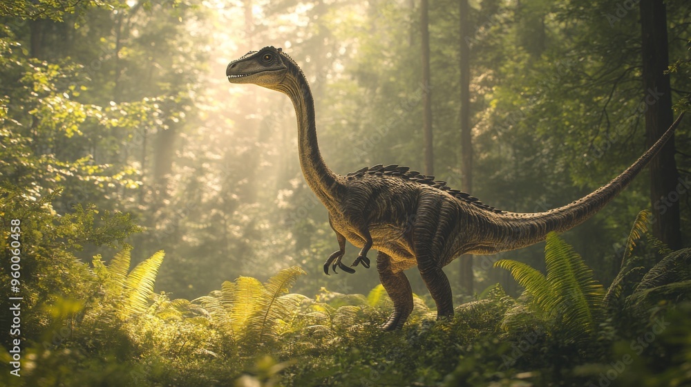 Obraz premium Dinosaur in Forest