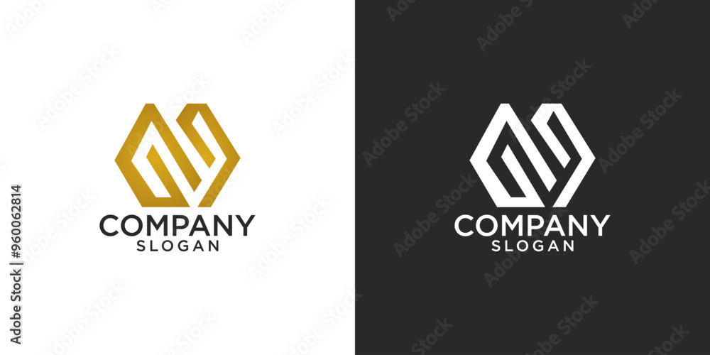 letter N abstract monogram logo vector design letter N abstract monogram logo vector design