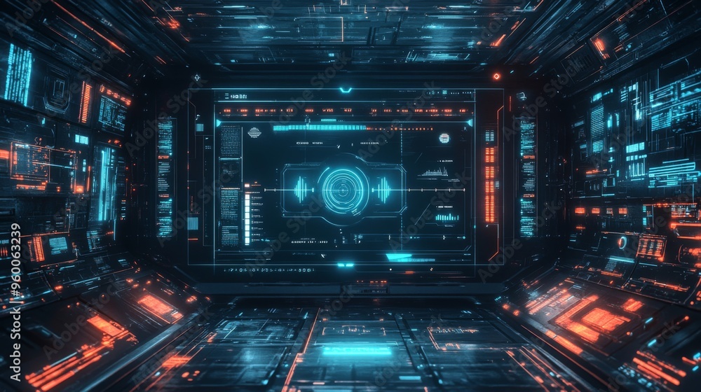 Futuristic Data Center Futuristic Data Center