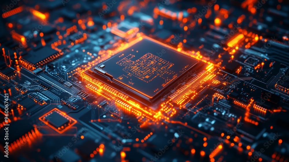High-tech Microchip on Circuit Board for Cutting-edge Technology
microchip High-tech Microchip on Circuit Board for Cutting-edge Technology
microchip