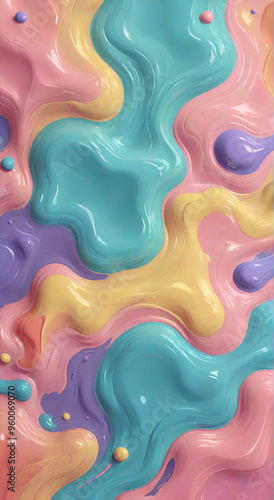 abstract colorful background with bubbles