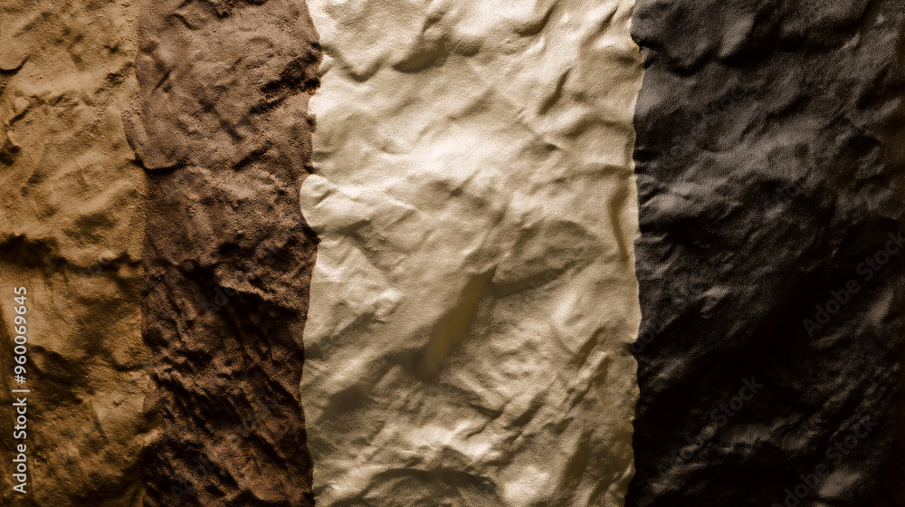 Fototapeta premium Unusual unique diverse fantastic relief texture.
