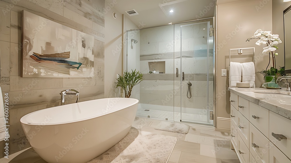 custom made wallpaper toronto digitalImagine the serene ambiance of a spa-like bathroom with a soaking tub 