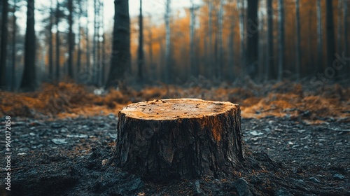 Wallpaper Mural The forest was cut down. Torontodigital.ca