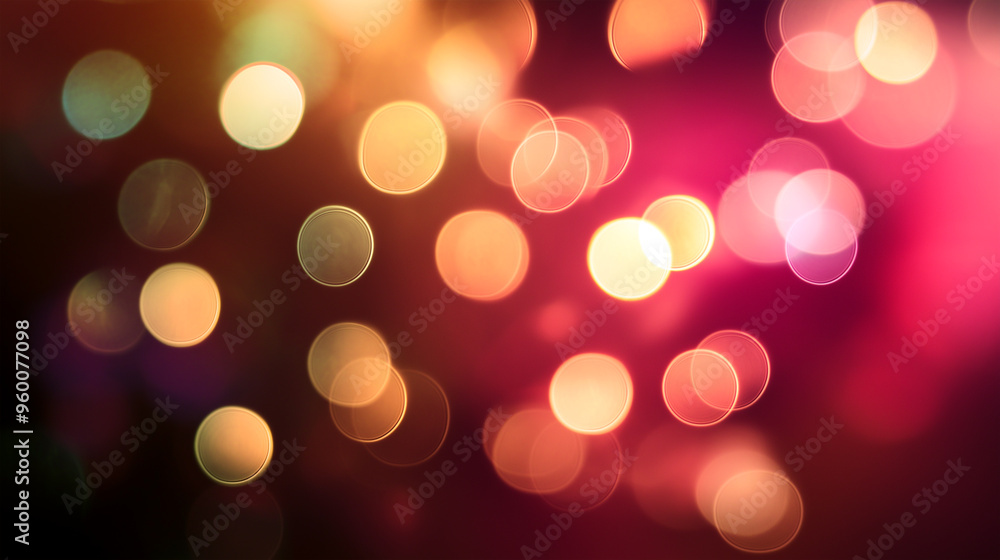 Gradient background with light effects and christmas lights. Gradient background with light effects and christmas lights.