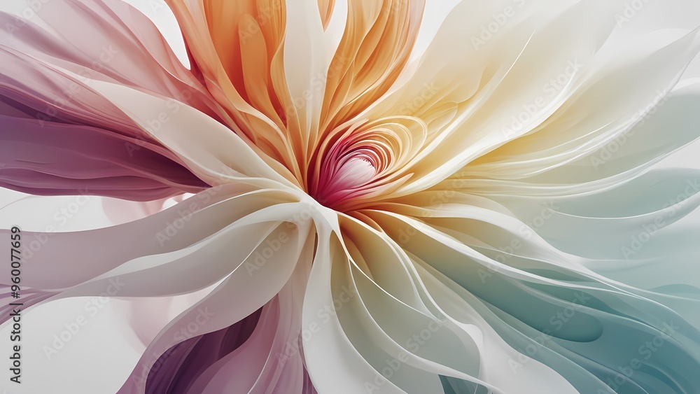 abstract background with flowers abstract background with flowers