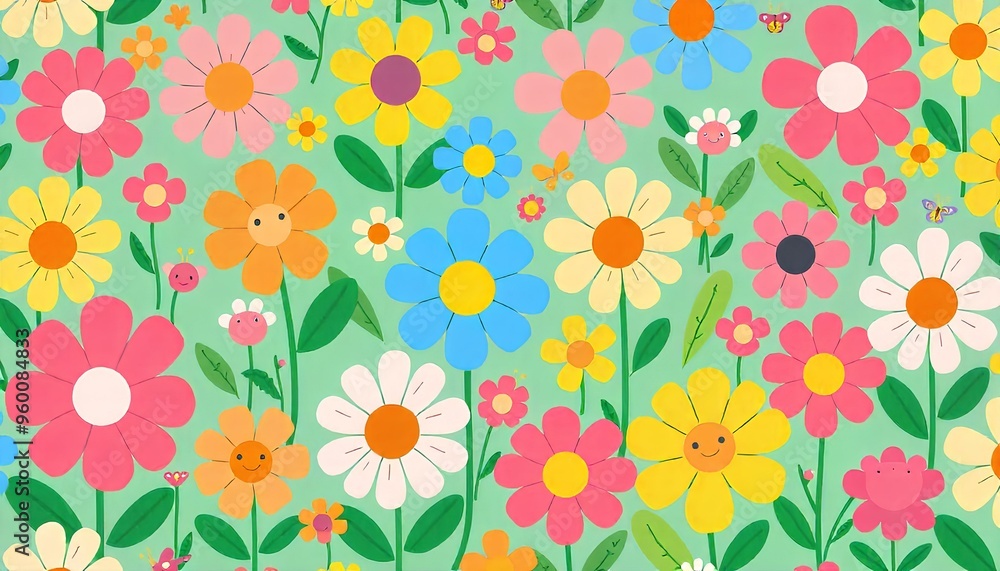 Floral design pattern background Floral design pattern background