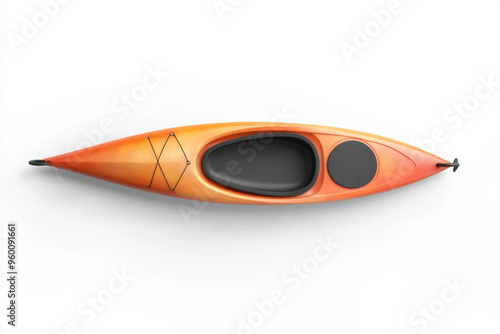 Kayak Paddle Isolated on Clean Background photo