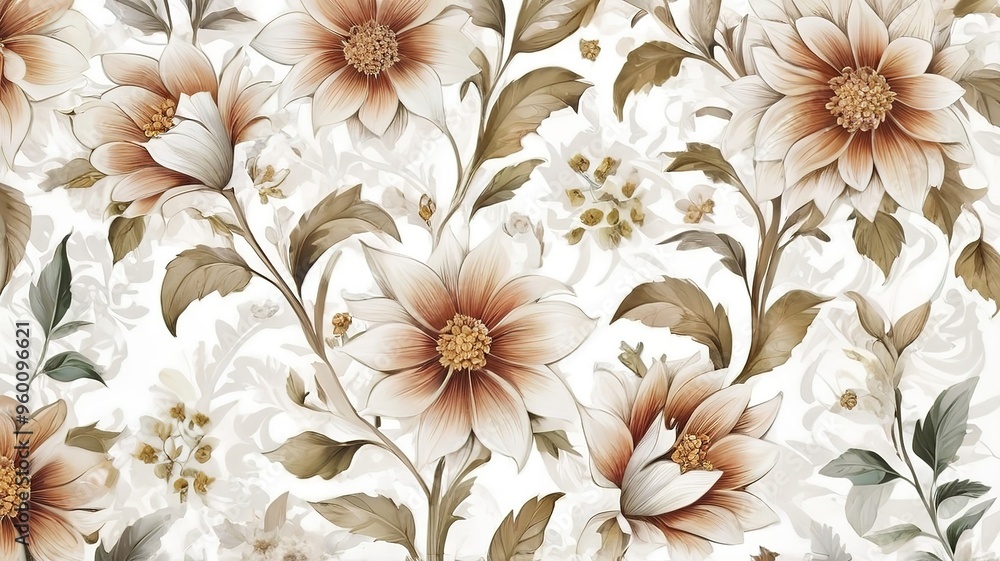 seamless floral pattern seamless floral pattern