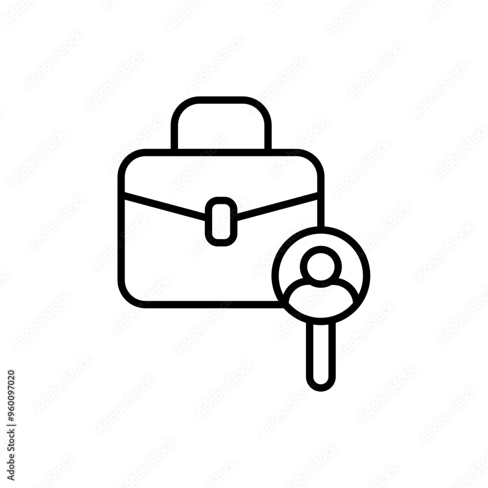 Job vacancy outline icons, minimalist vector illustration ,simple transparent graphic element .Isolated on white background Job vacancy outline icons, minimalist vector illustration ,simple transparent graphic element .Isolated on white background