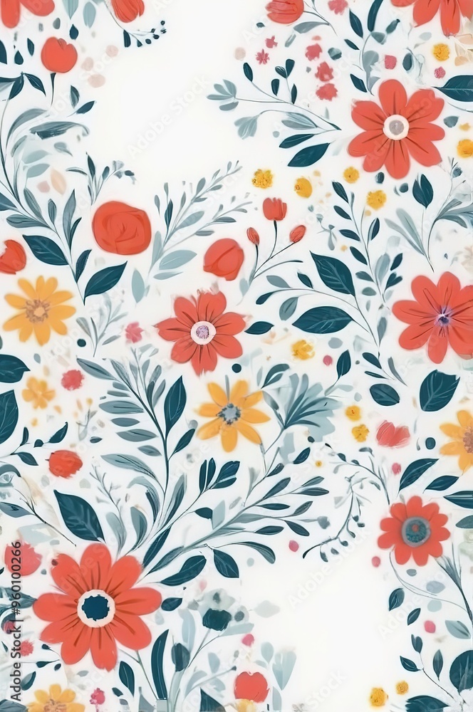 seamless floral pattern seamless floral pattern