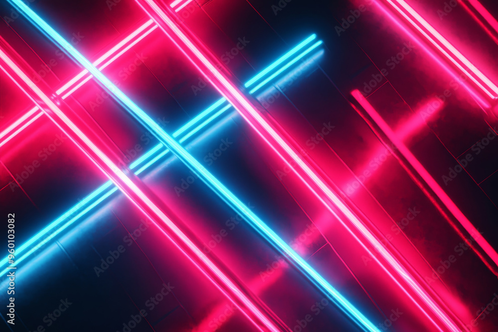 A neon lighting background with intersecting bands of bright blue and red neon, forming a dynamic, high-contrast design that pops against a dark background. A neon lighting background with intersecting bands of bright blue and red neon, forming a dynamic, high-contrast design that pops against a dark background.