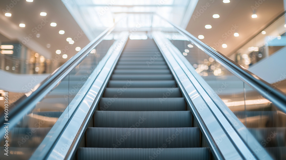 escalator in a bustling shopping mall, showcasing the modern urban architecture and vibrant retail environment. The natural and vibrant colors highlight the dynamic and lively atmo escalator in a bustling shopping mall, showcasing the modern urban architecture and vibrant retail environment. The natural and vibrant colors highlight the dynamic and lively atmo