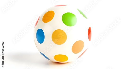 Beach ball isolated on a white background