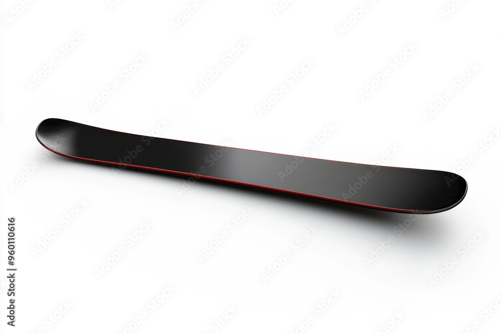 Streamlined Water Ski on Blank Background Streamlined Water Ski on Blank Background
