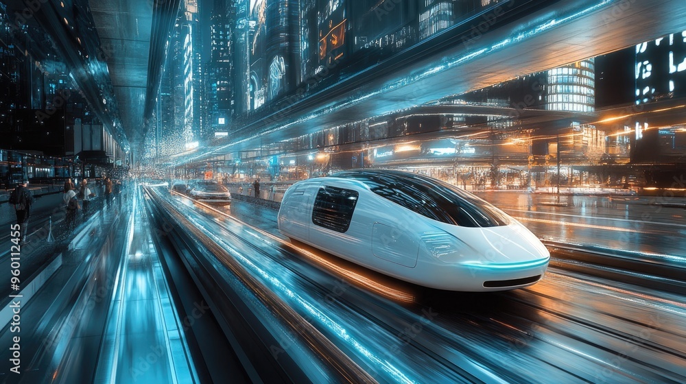 Mesmerizing travel technology featuring cutting-edge vehicles and infrastructure, set against a dynamic realistic background Mesmerizing travel technology featuring cutting-edge vehicles and infrastructure, set against a dynamic realistic background