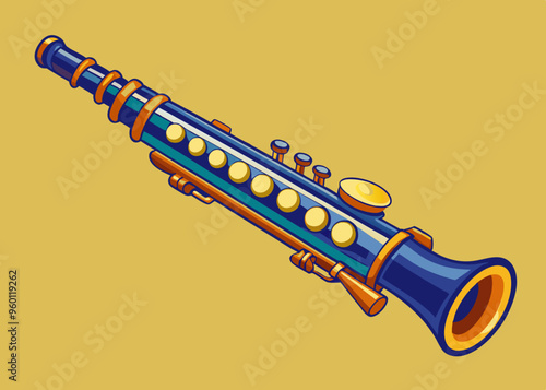 Piccolo Music Instrument Drawing