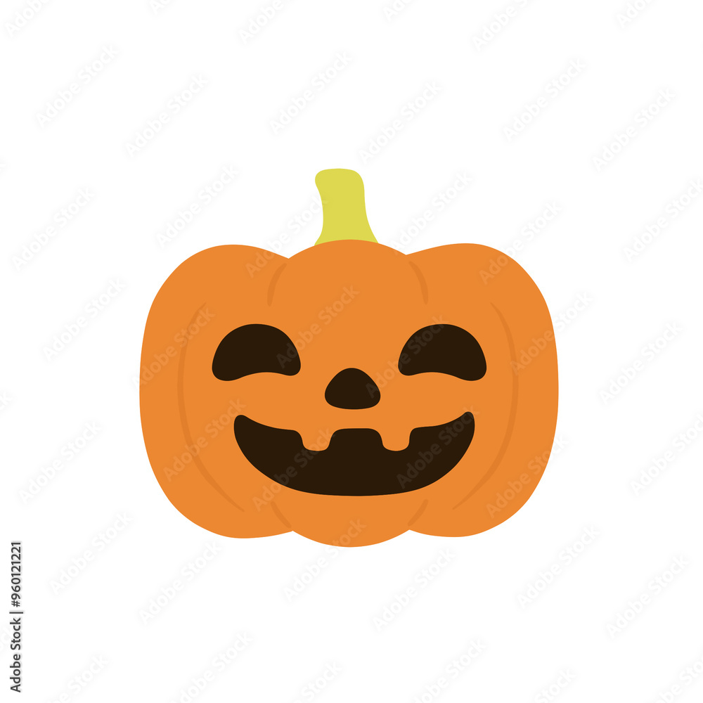 Cute Halloween Pumpkin Clip Art. Cute Halloween Pumpkin Clip Art.