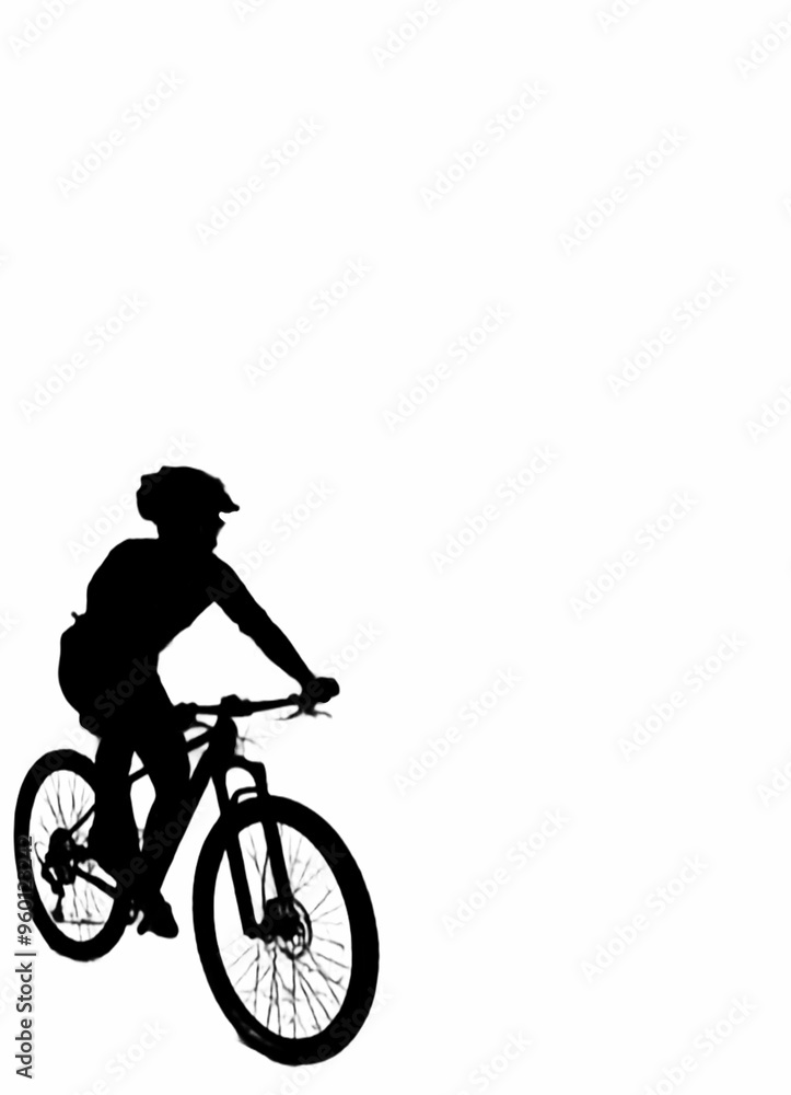 Obraz premium graphics, cyclist, drawing, vehicle, two-wheeler, sport, human,