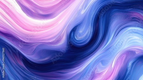 Abstract Swirling Color