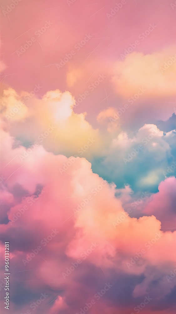 Obraz premium Beautiful colorful pastel background texture