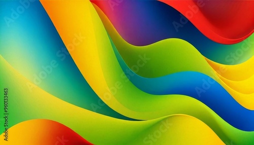 Abstract colorful wavy background with vibrant colors and smooth flowing lines.