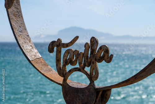 Bild auf Leinwand Tarifa, Spanien mit Blick auf Marokko