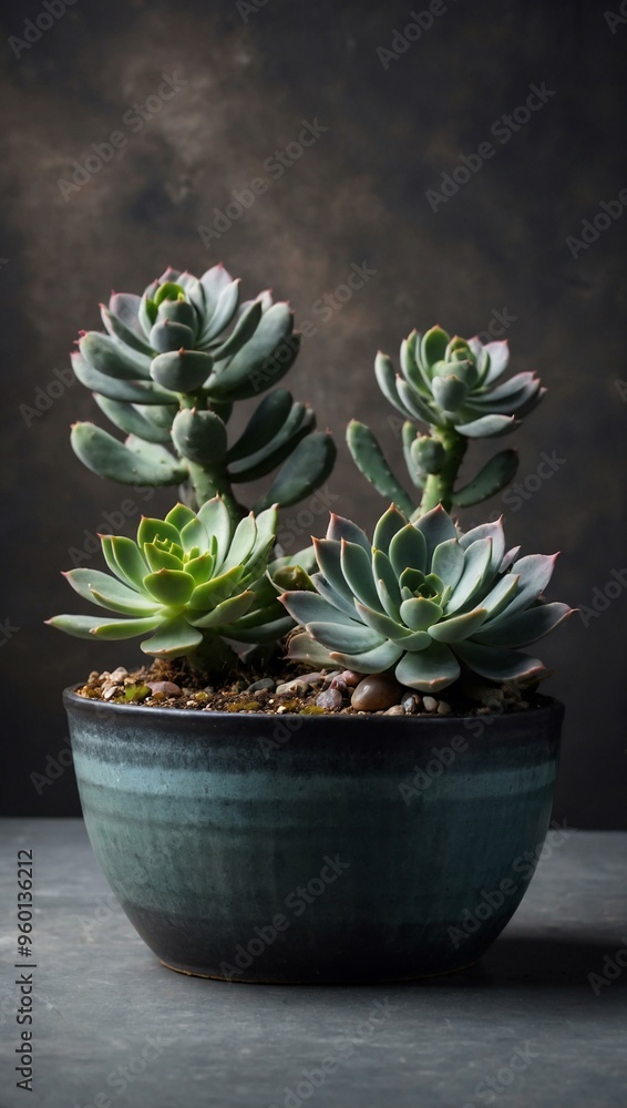 Echeverias cactus or succulent against an isolated background, with space available for text or design. Echeverias cactus or succulent against an isolated background, with space available for text or design.