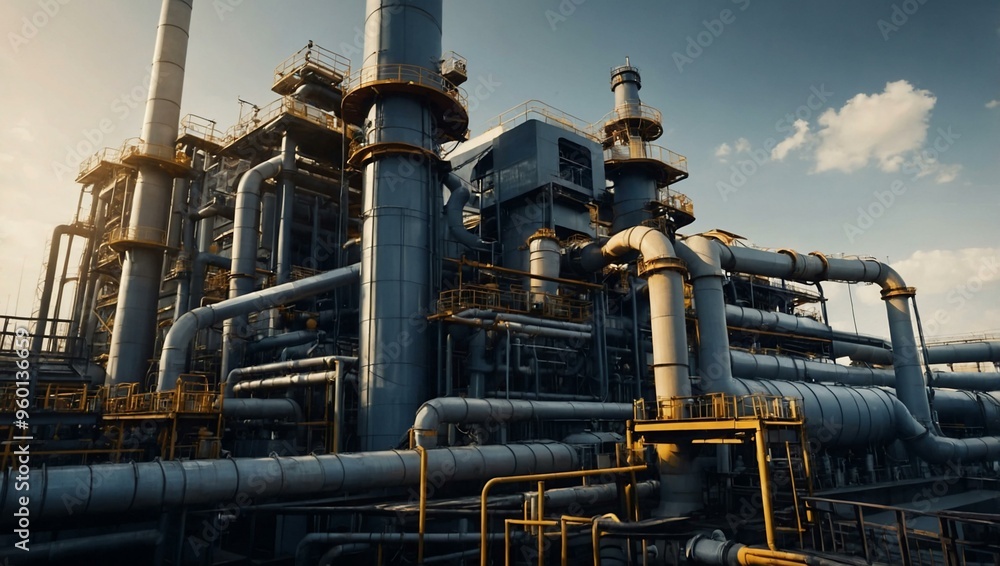 Flow chart infographic for performance improvement steps in power plants. Flow chart infographic for performance improvement steps in power plants.