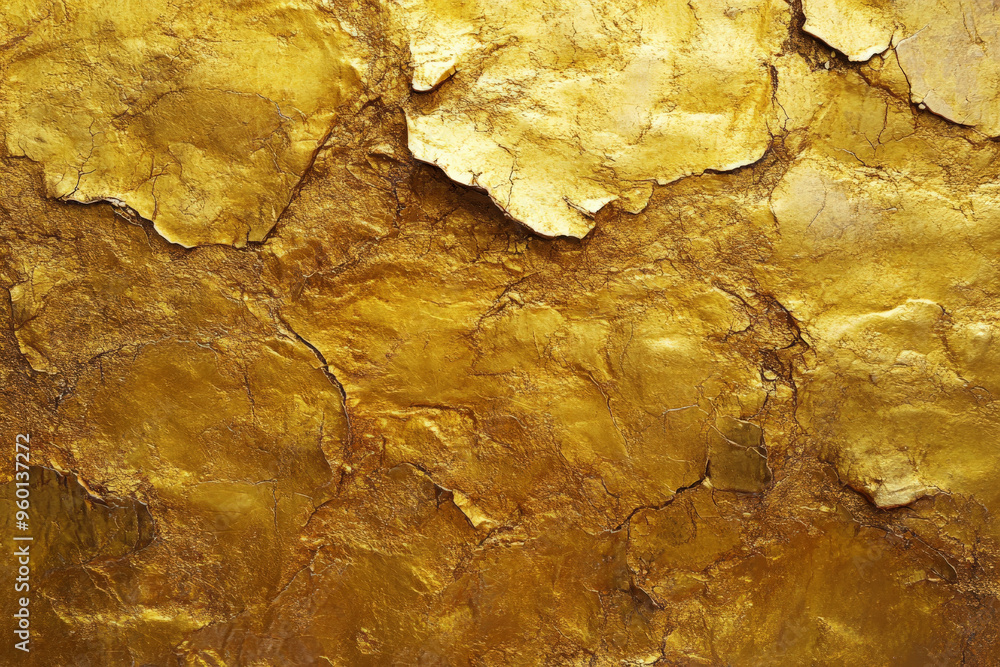 A gold textured surface with a heavily corroded appearance, showing deep pits and rough areas that suggest extreme age and richness. A gold textured surface with a heavily corroded appearance, showing deep pits and rough areas that suggest extreme age and richness.