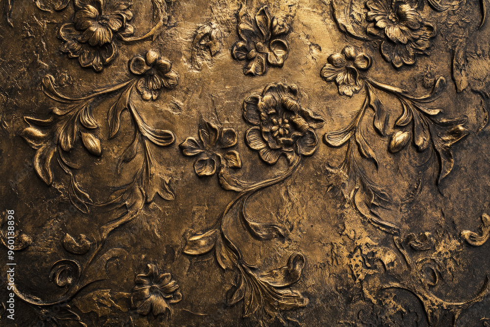 A bronze textured surface with intricate, engraved designs, creating an ornate, three-dimensional effect that enhances the metal’s richness. A bronze textured surface with intricate, engraved designs, creating an ornate, three-dimensional effect that enhances the metal’s richness.