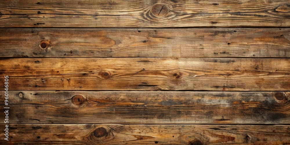 Naklejka premium Rustic weathered old wood background with texture