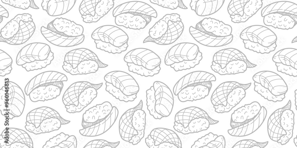 sushi pattern background. Japanese food seamless pattern background. sushi seamless pattern background. doodle sushi pattern background. sushi pattern background. Japanese food seamless pattern background. sushi seamless pattern background. doodle sushi pattern background.