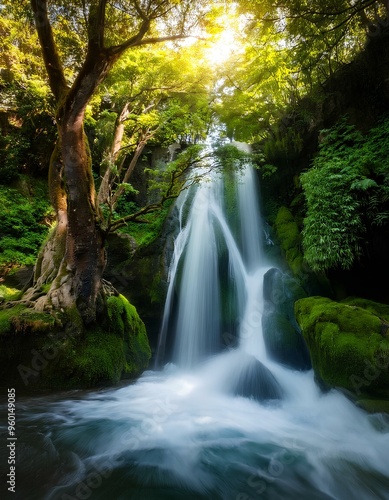 waterfall in the forest