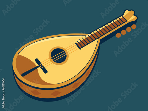 Oud Icon on Transparent Background