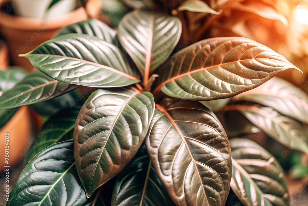 A close up of a dark green leaf, Natural green leaves plants using background cover page environment ecology or greenery wallpaper A close up of a dark green leaf, Natural green leaves plants using background cover page environment ecology or greenery wallpaper