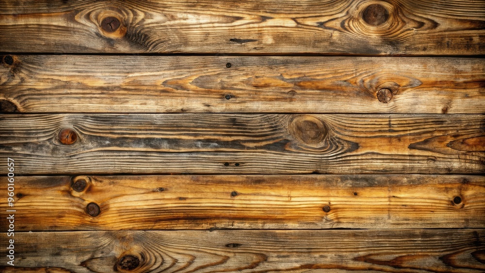 Naklejka premium Vintage worn wooden boards with natural textures and imperfections