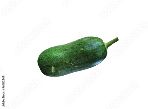 zucchini on white