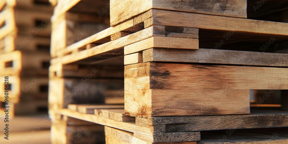 Efficient Logistics: Stacked Cardboard Boxes on Wooden Pallet. Creative Visualization of Warehouse Storage and Distribution Solutions. Inclusive Supply Chain Concept for Global Commerce. 4K Wallpaper Efficient Logistics: Stacked Cardboard Boxes on Wooden Pallet. Creative Visualization of Warehouse Storage and Distribution Solutions. Inclusive Supply Chain Concept for Global Commerce. 4K Wallpaper
