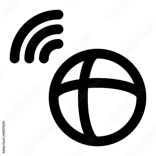 internet, network, computer, iot, internet of things outline icon