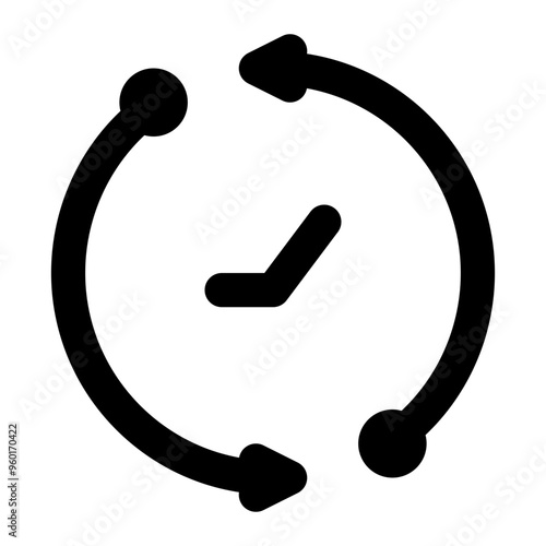 real time, connection, internet, internet of things, iot outline icon